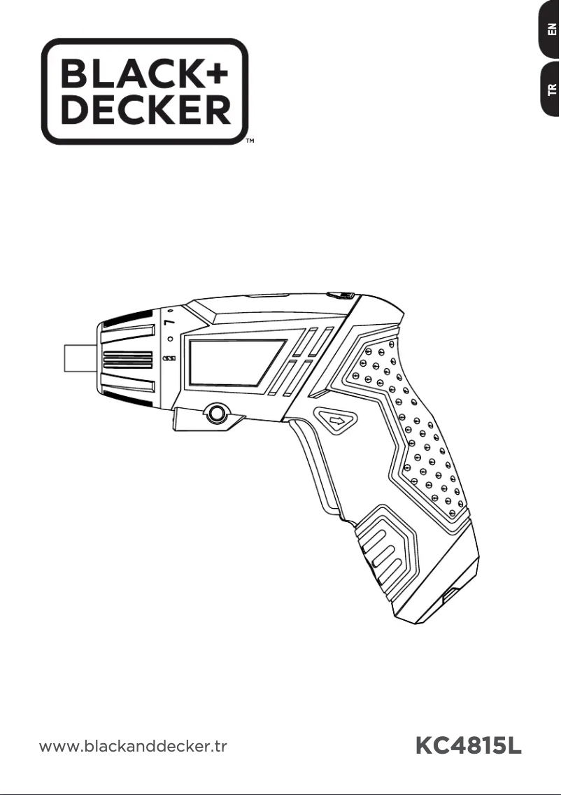 Page 1 of the manual User Manual Black & Decker KC4815L