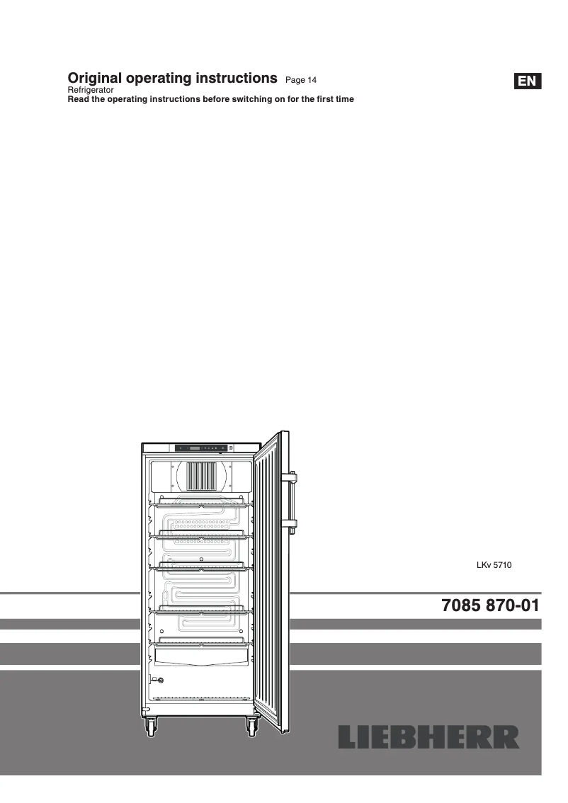 First page image of the manual for LKv 5710 MediLine