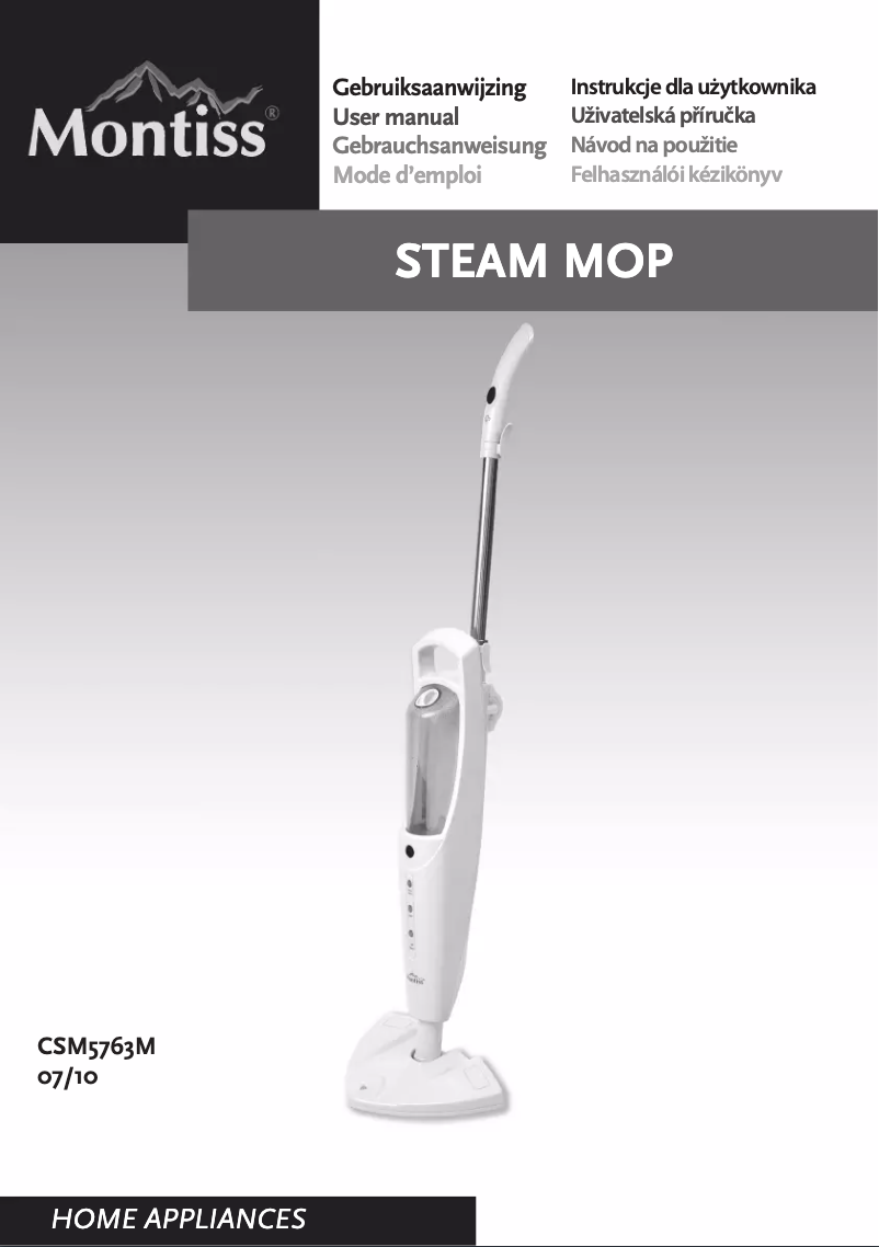 Page 1 of the manual User Manual Montiss CSM5763M