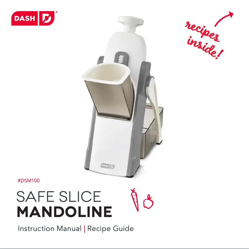 First page image of the manual for Safe Slice Mandoline DSM100GBMN04