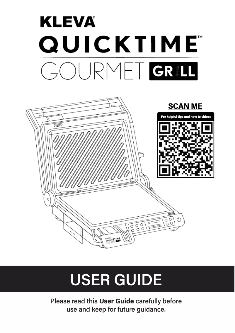 First page image of the manual for QuickTime Gourmet Grill
