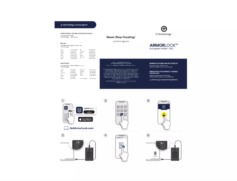 First page image of the manual for ArmorLock