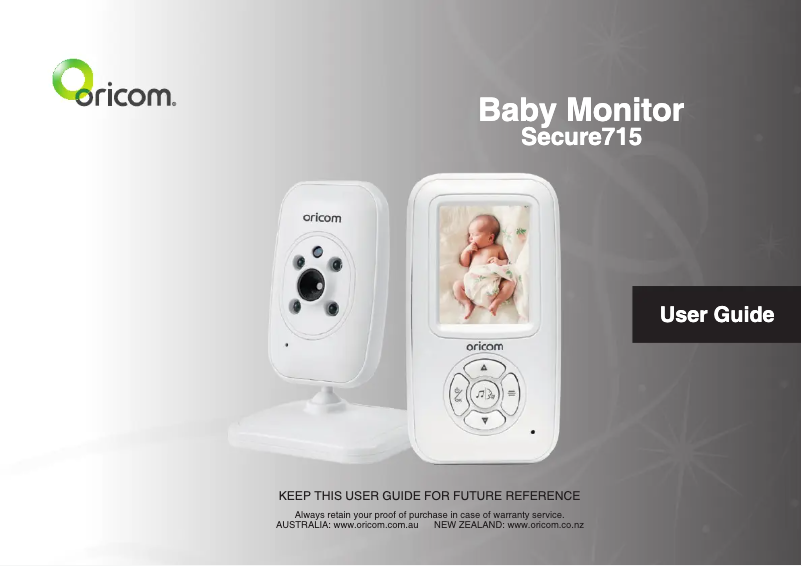 Image de la première page du manuel de l'appareil Secure 715