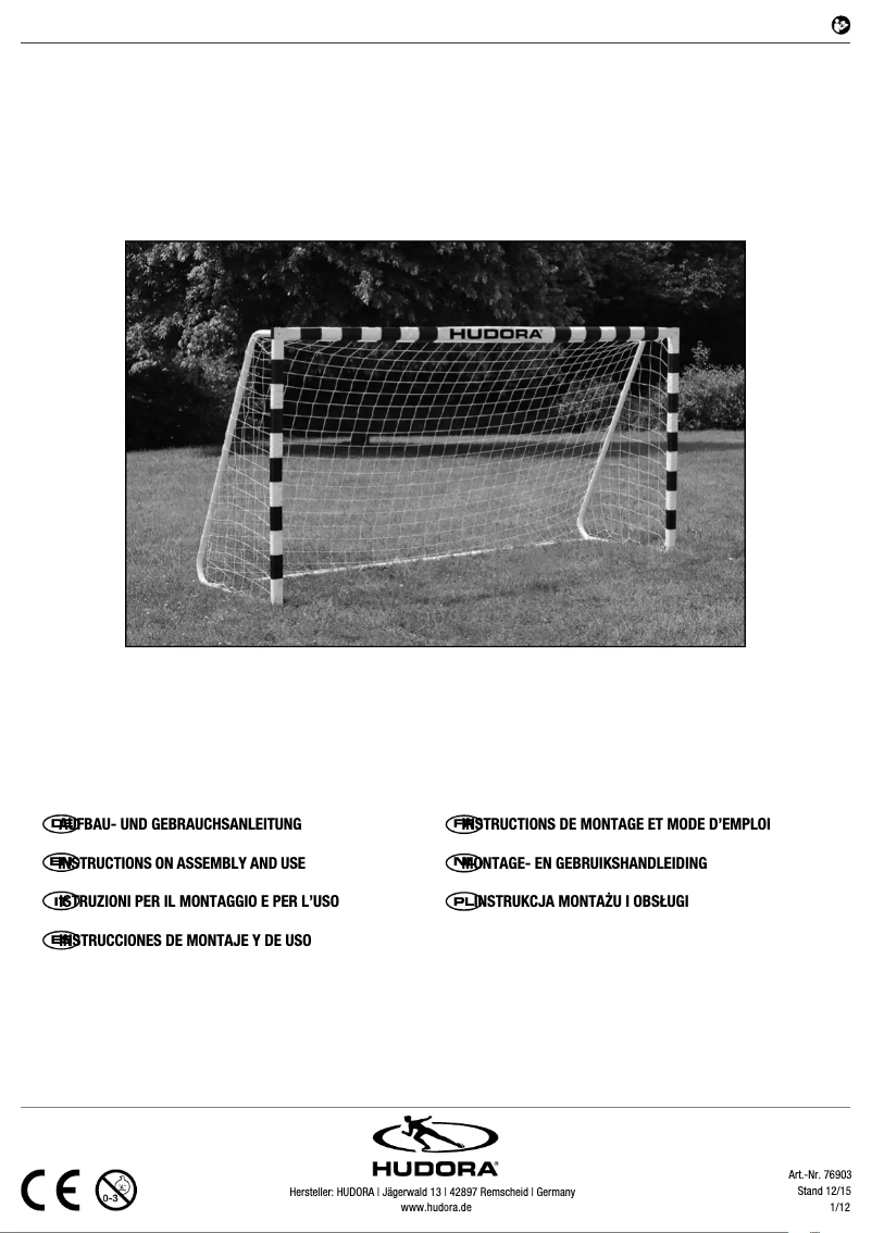 First page image of the manual for 76903