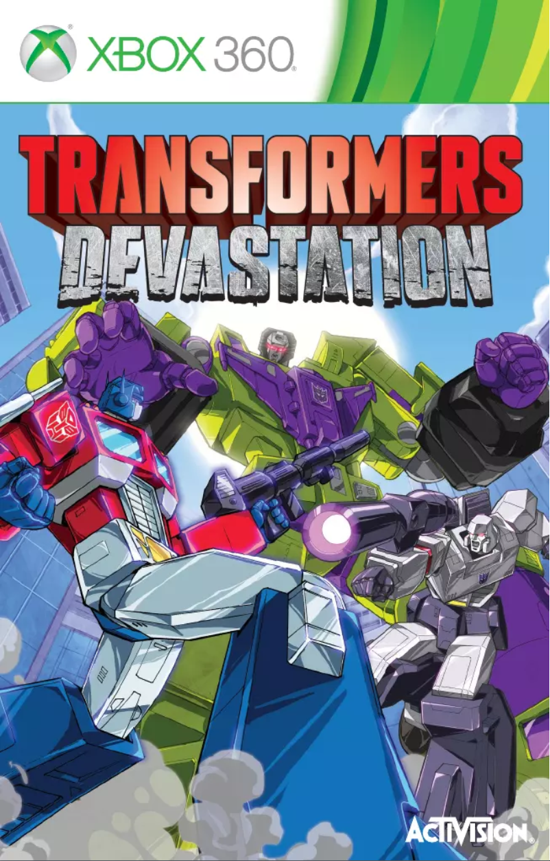 Page 1 of the manual User Manual Microsoft Transformers - Devastation (Xbox 360)