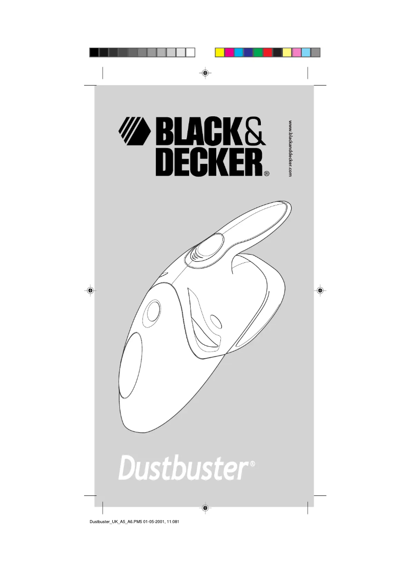 First page image of the manual for Dustbuster V2400
