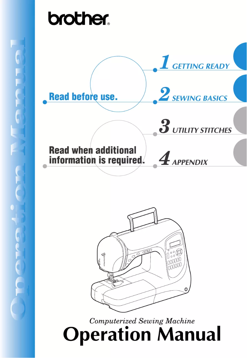 Page 1 of the manual User Manual Brother PC-420