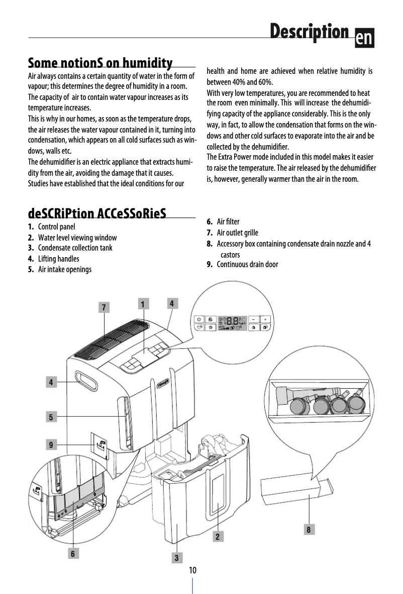 First page image of the manual for AriaDry DD30
