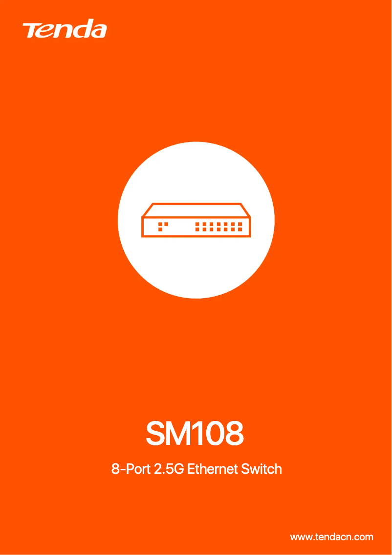 Page 1 of the manual Technical Sheet Tenda SM108