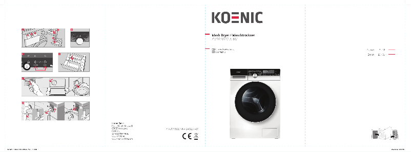 Page 1 of the manual User Manual Koenic KWDR 8632 A INV