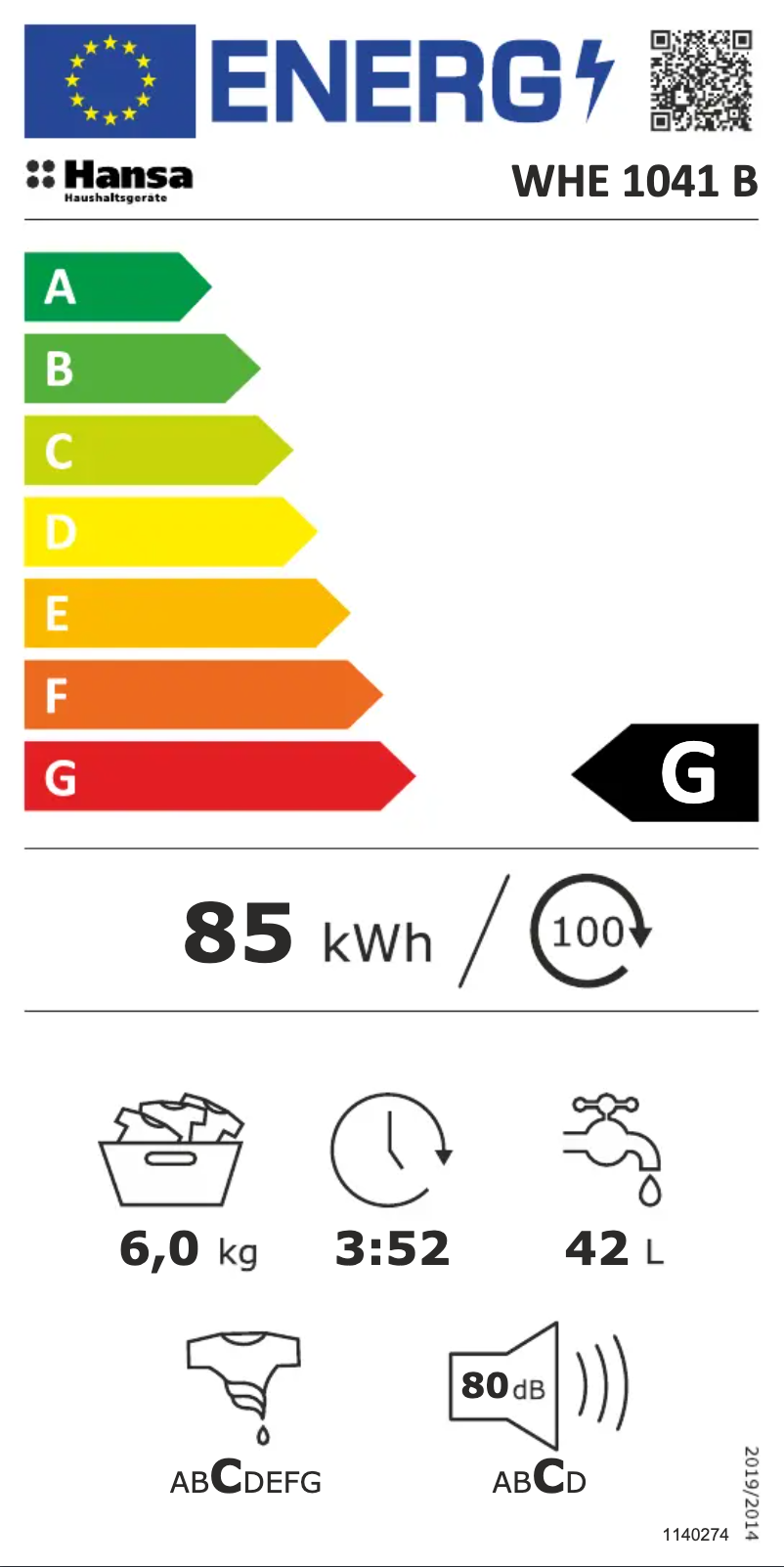 Page 1 of the manual User Manual Hansa AWD610L