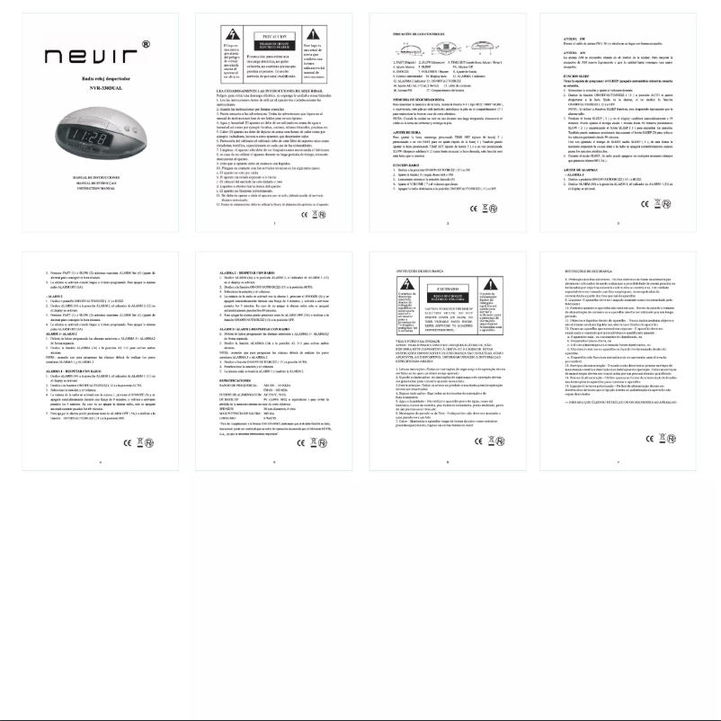 First page image of the manual for NVR-330DUAL