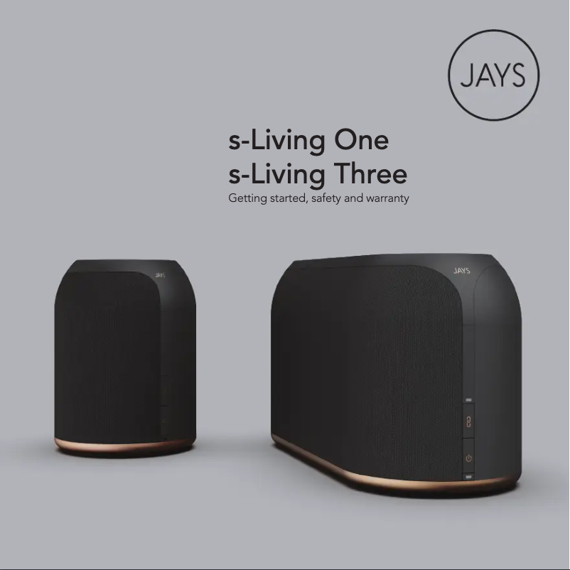 Page 1 of the manual User Manual JAYS s-Living Three