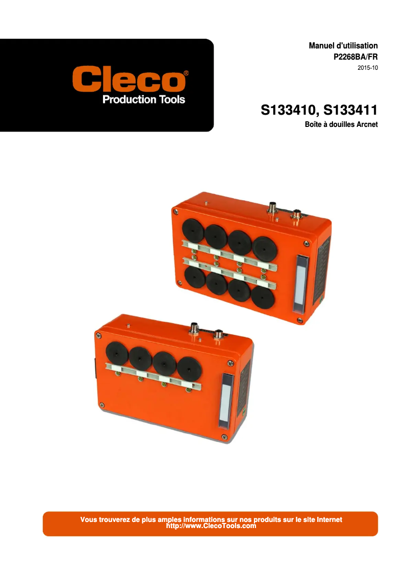 First page image of the manual for S133410