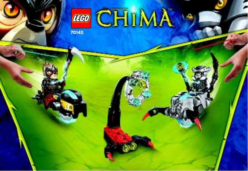 First page image of the manual for Chima 70140