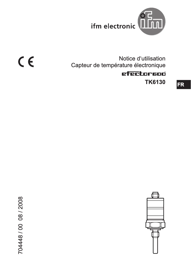 First page image of the manual for TK6130