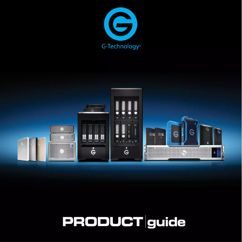 First page image of the manual for G-DRIVE mobile