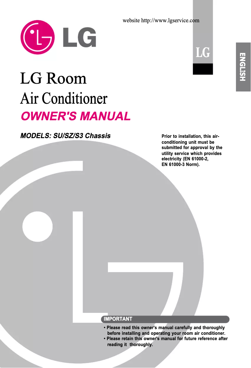 Page 1 of the manual User Manual LG CK18LCR