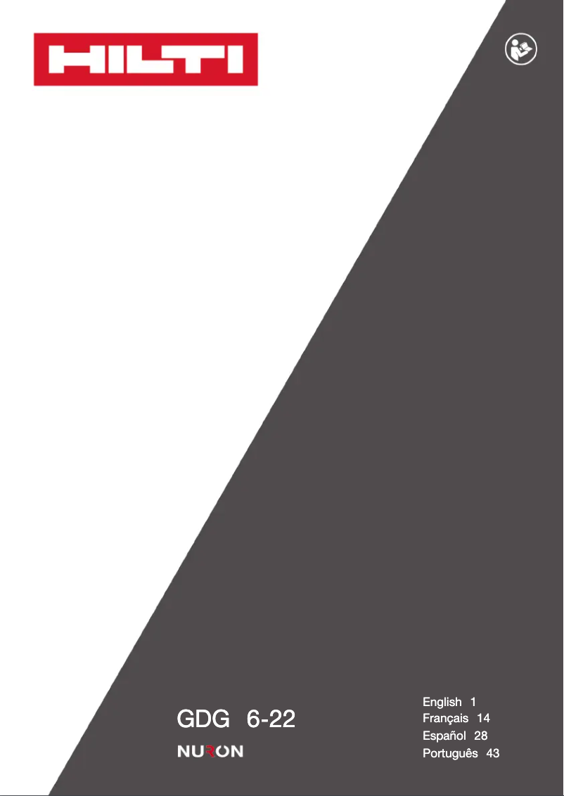 First page image of the manual for GDG 6-22