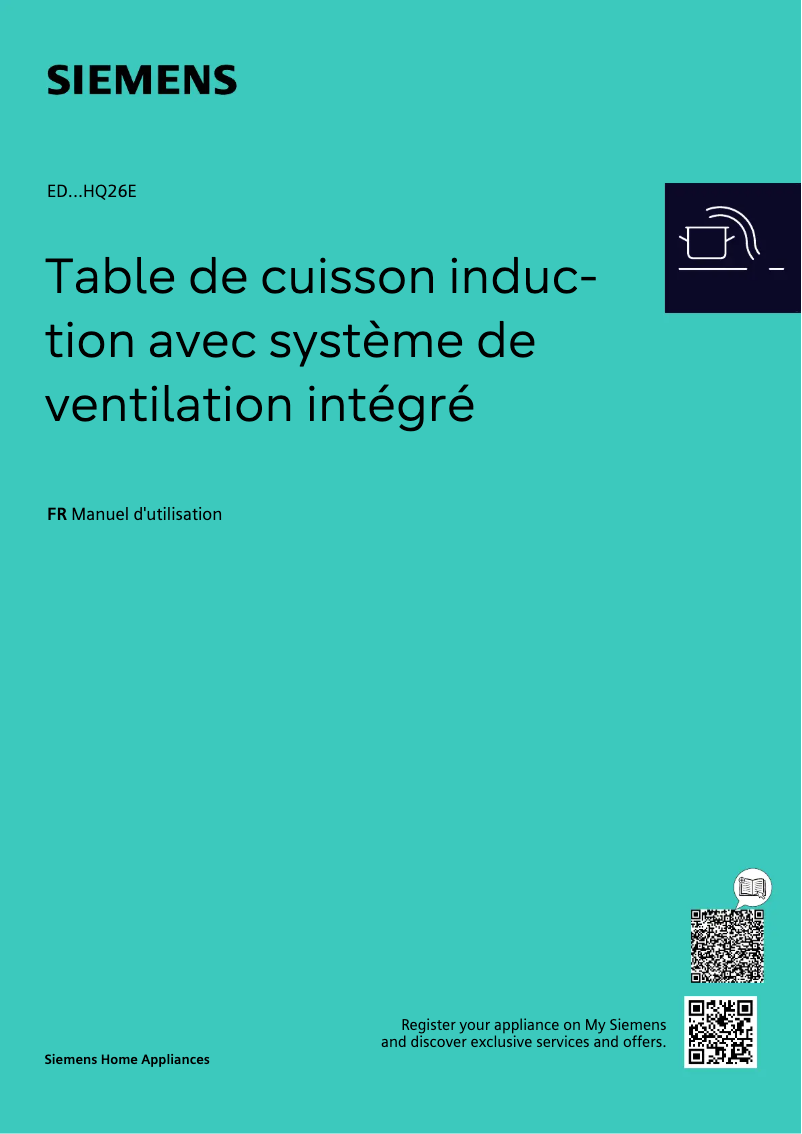 First page image of the manual for ED677HQ26E