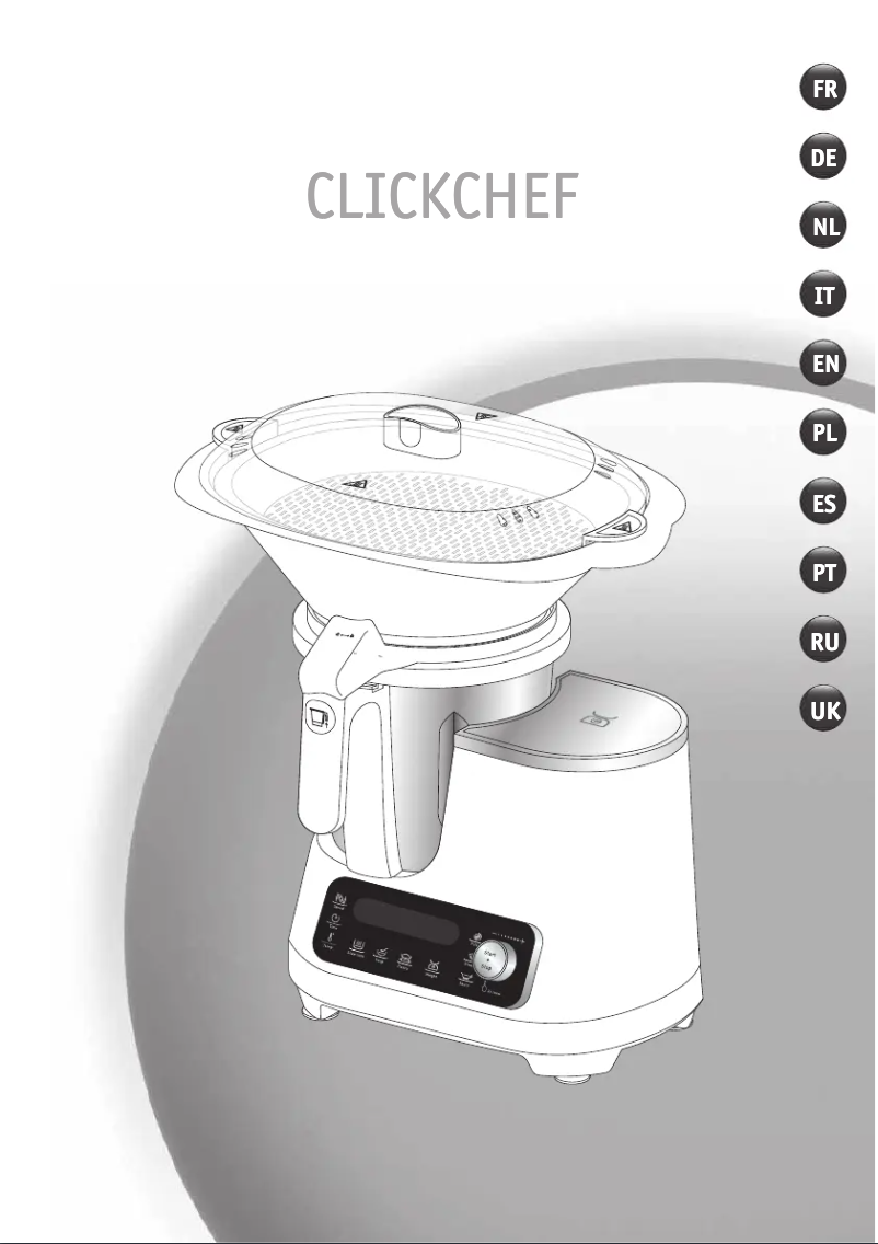 Page 1 of the manual Instructions / Assembly Moulinex ClickChef HF4568
