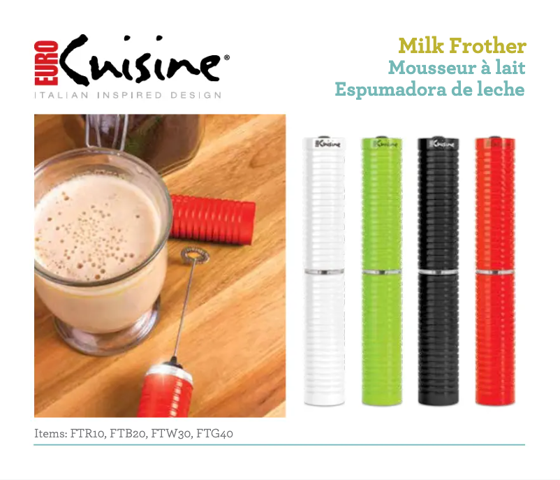 Page 1 of the manual User Manual Euro Cuisine FTW30