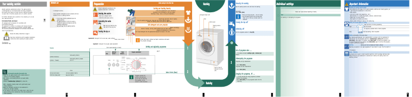 First page image of the manual for WAE20010EE