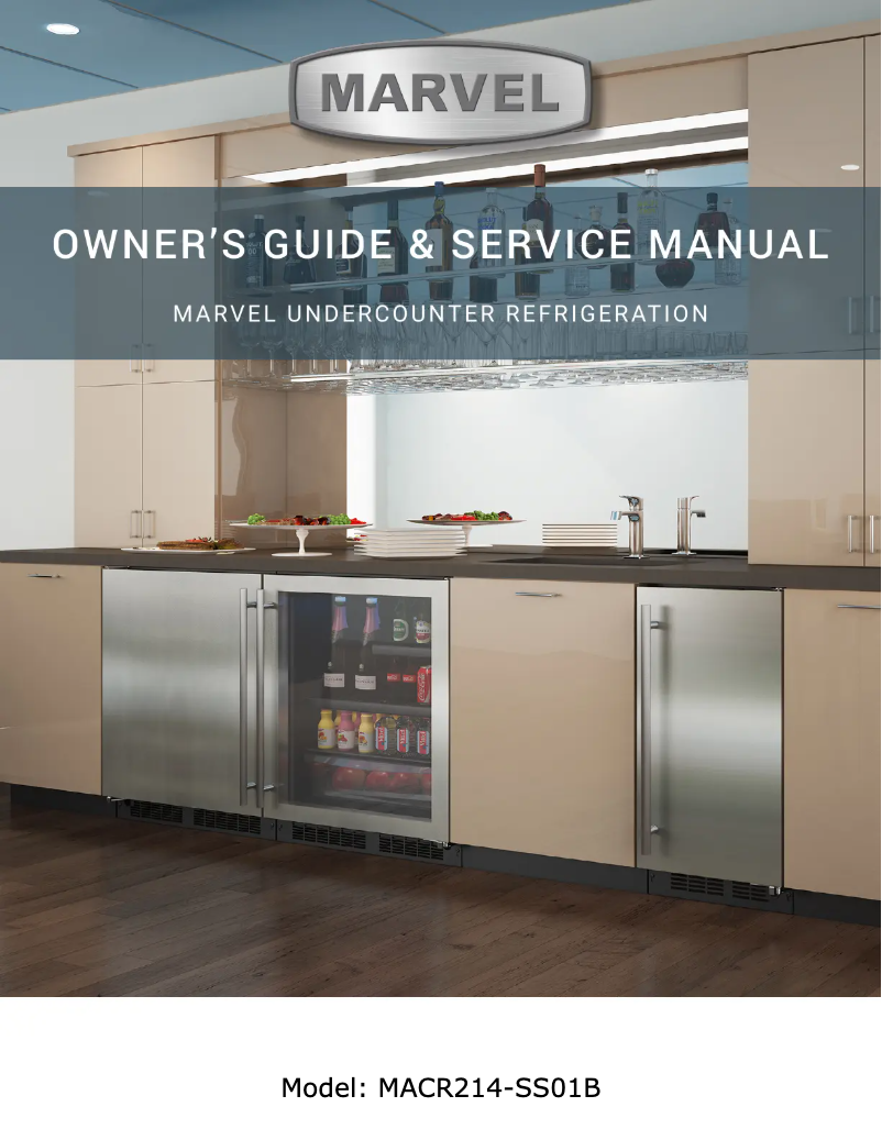 Page 1 of the manual User Manual Marvel MACR214-SS01B