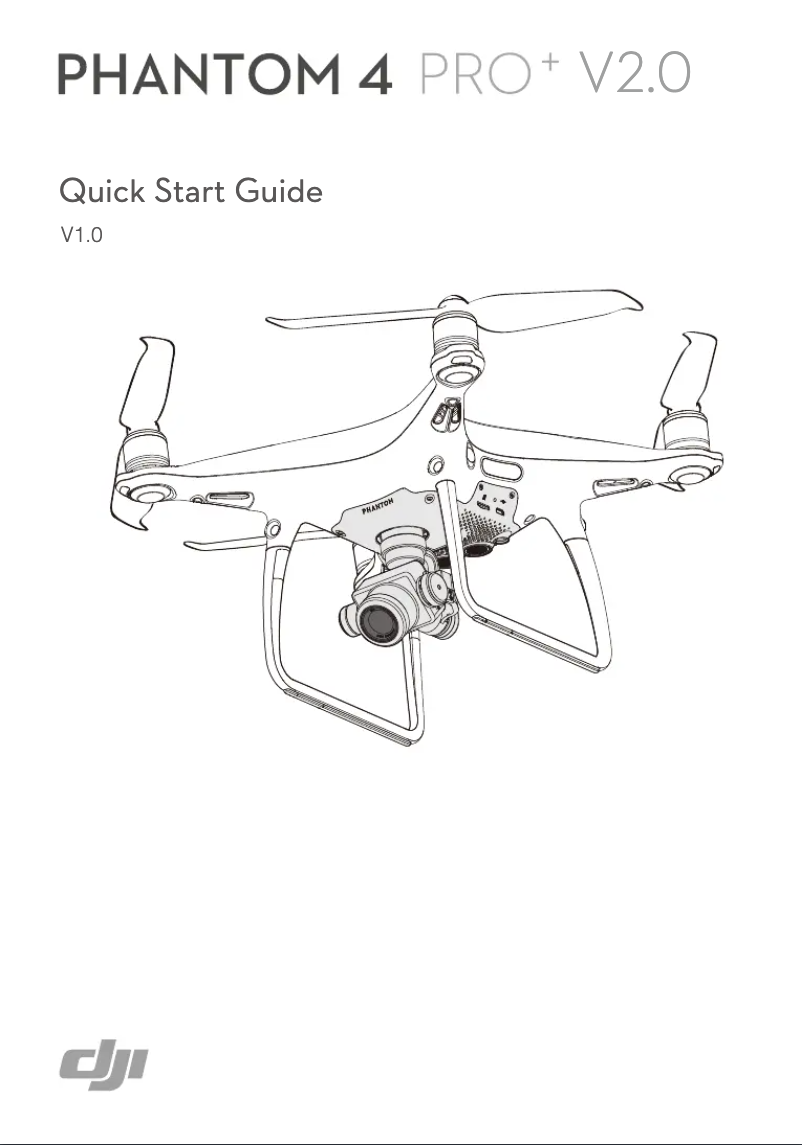 Page 1 of the manual Quick Start Guide DJI Phantom 4 Pro