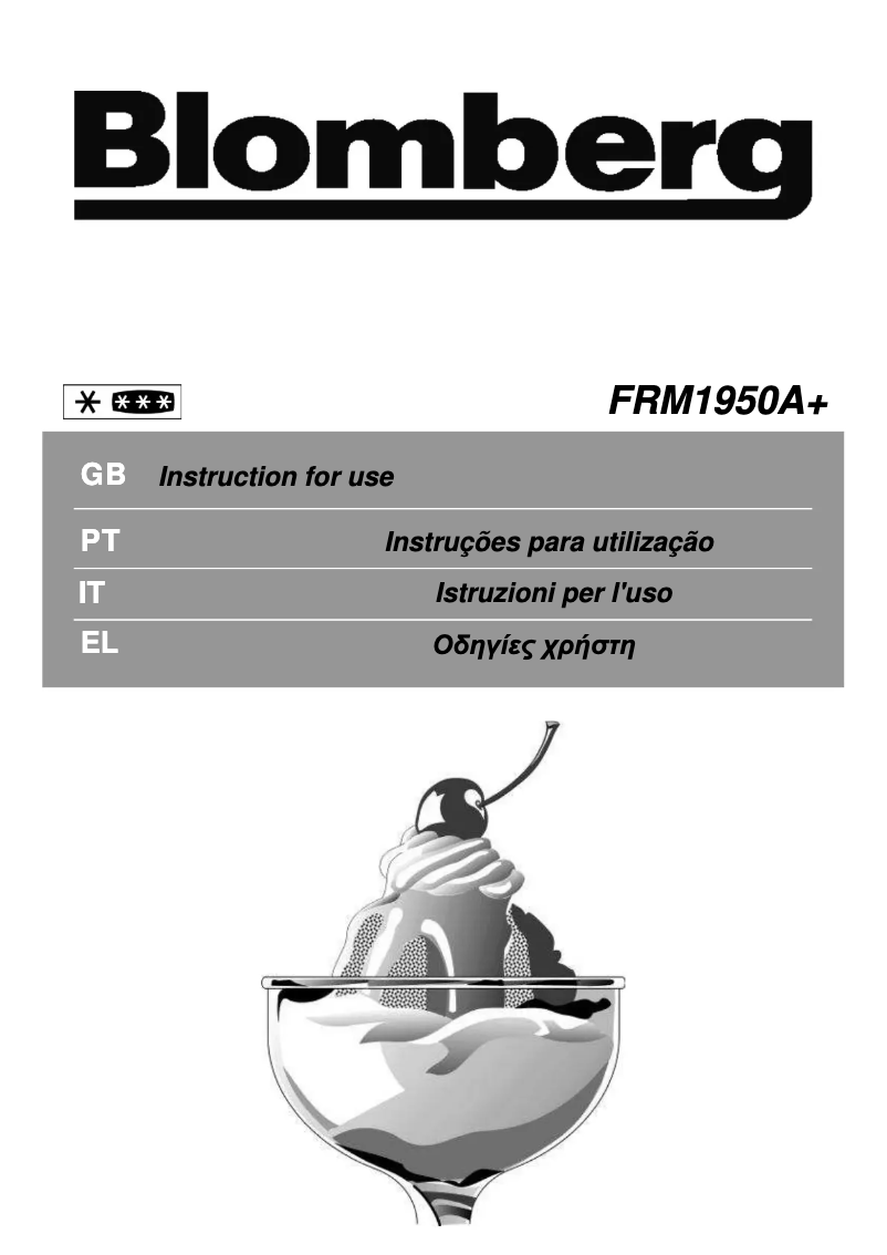 First page image of the manual for FRM 1950 A+