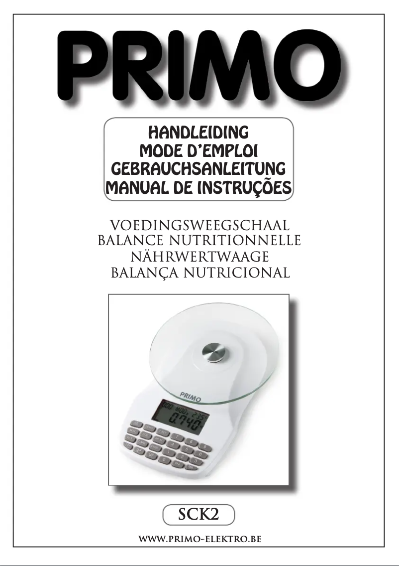 First page image of the manual for SCK2