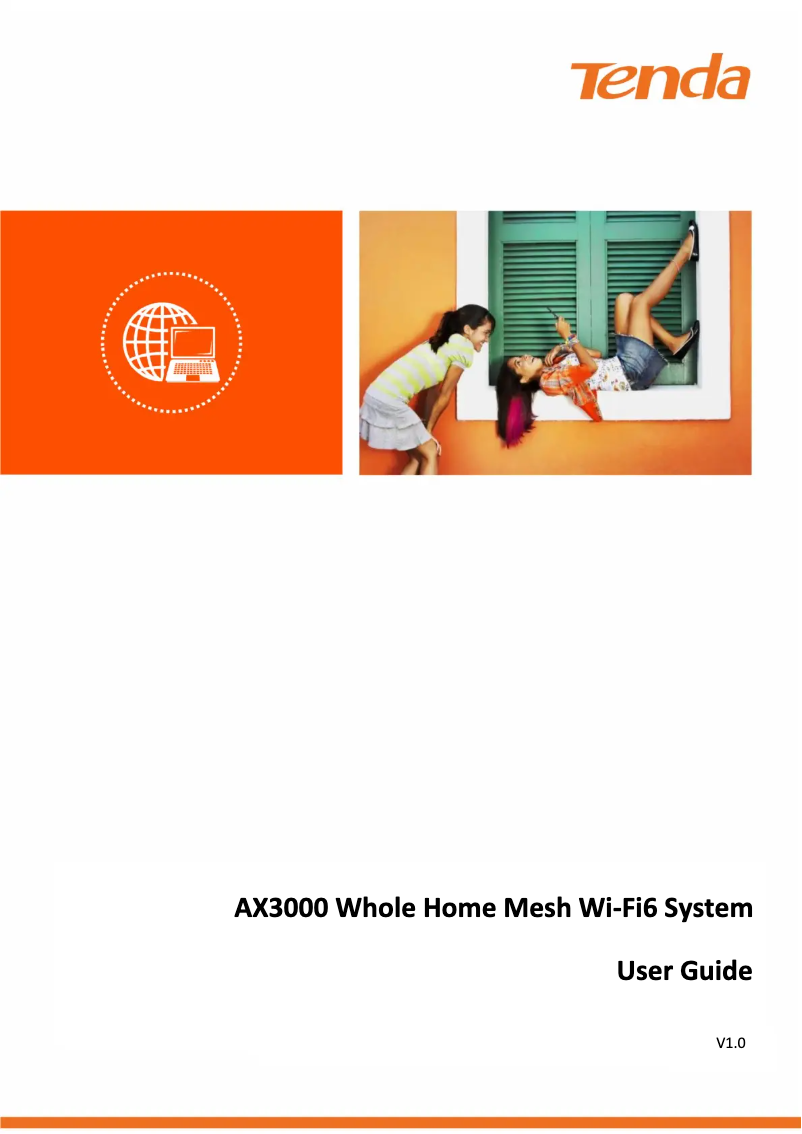 Page 1 of the manual User Manual Tenda MX12