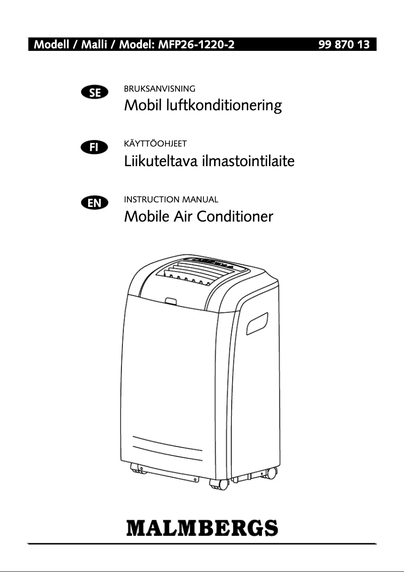 First page image of the manual for MFP26-1220-2