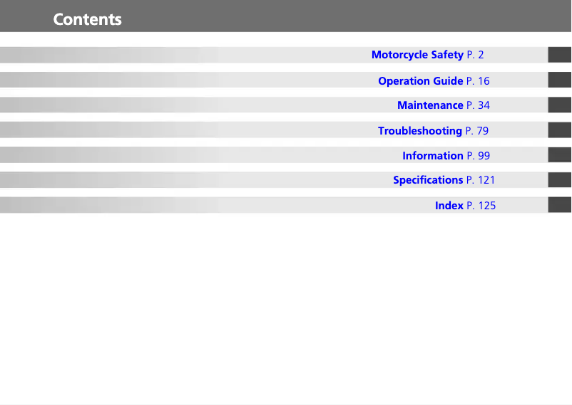 Page 1 of the manual User Manual Honda Gold Wing Valkyrie GL1800 (2015)
