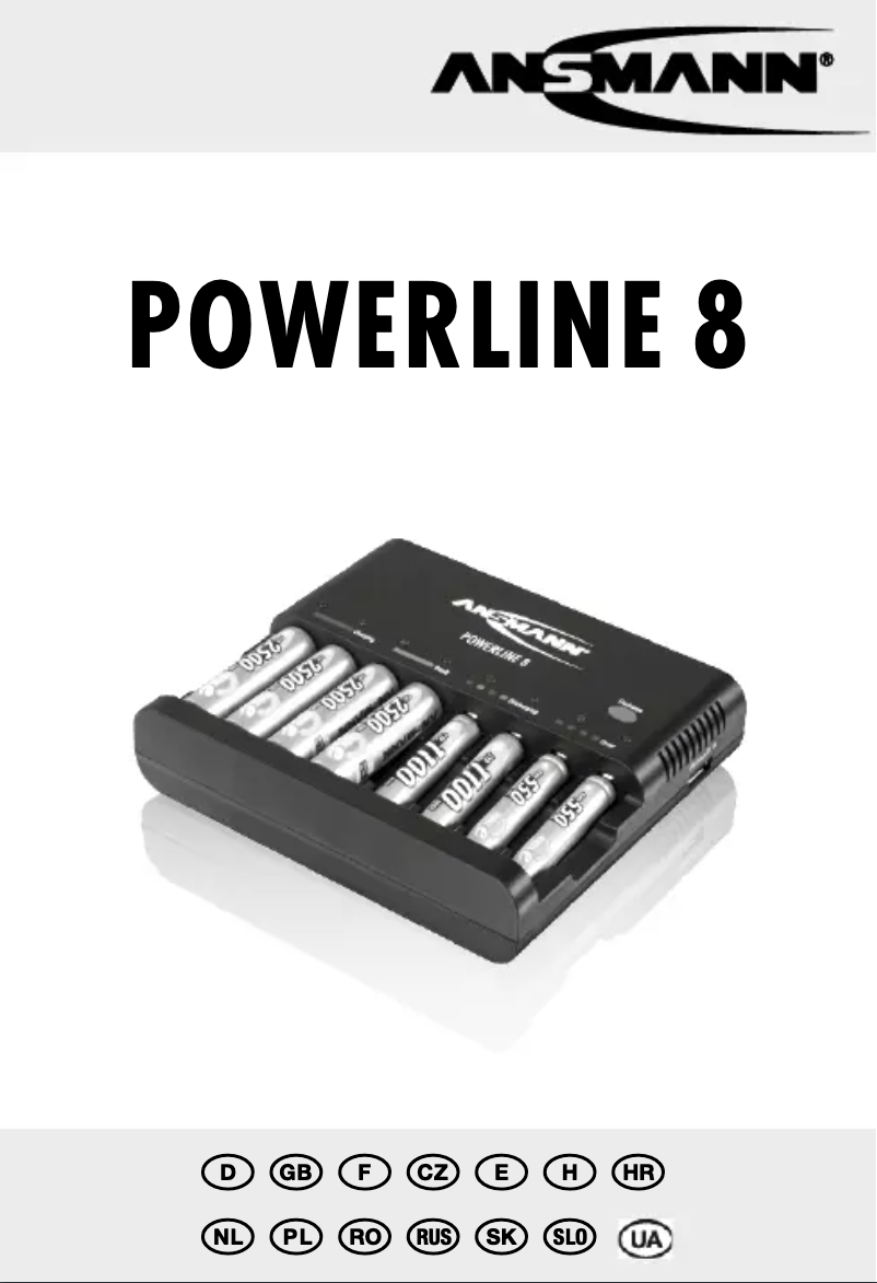 First page image of the manual for Powerline 8