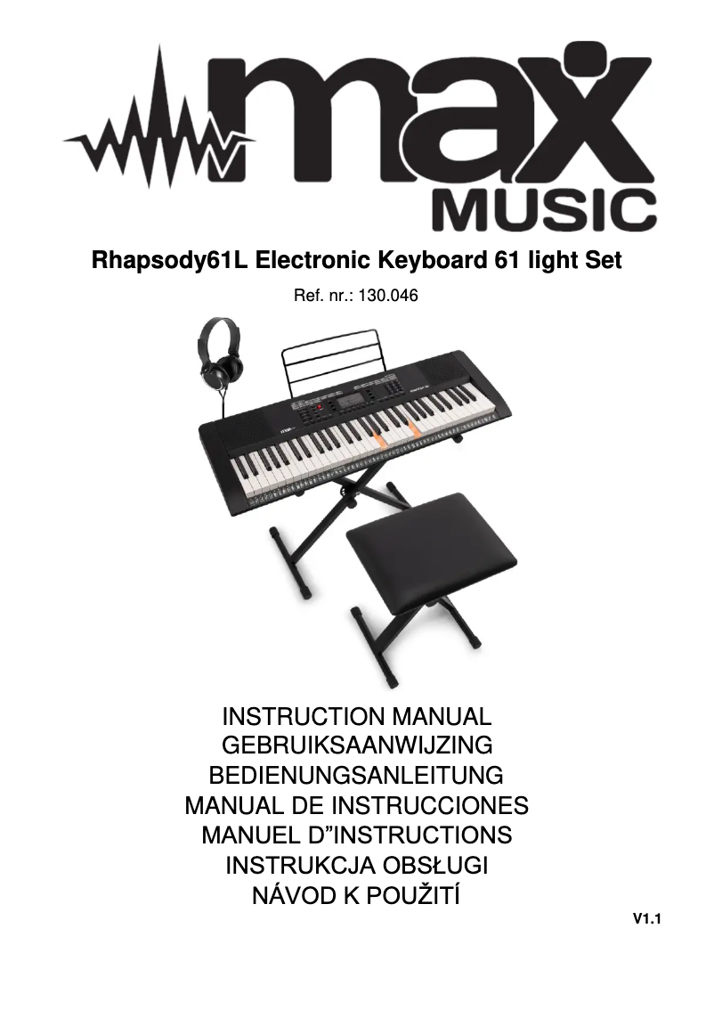 Image de la première page du manuel de l'appareil Rhapsody61L