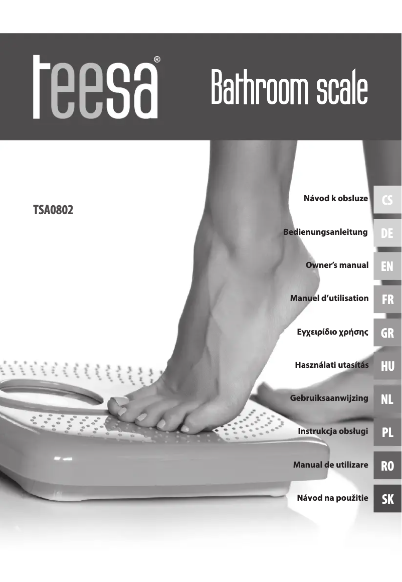 First page image of the manual for TSA0802