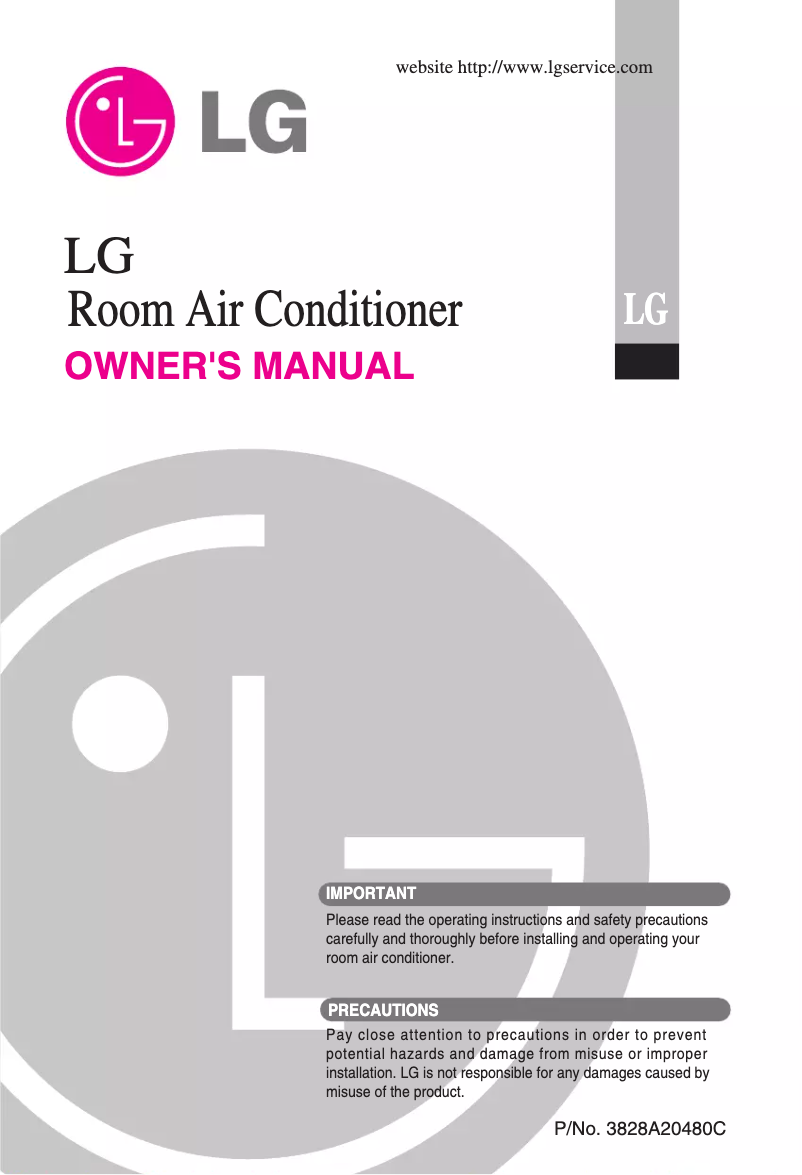 Page 1 of the manual User Manual LG W246AC