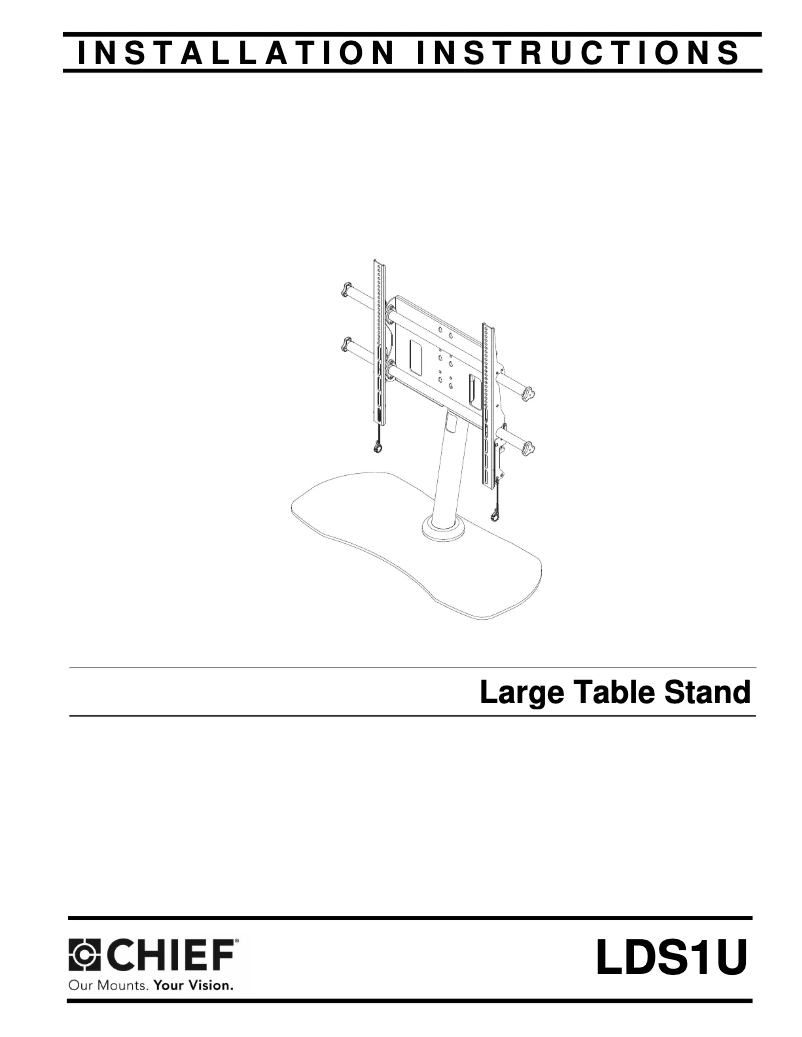 First page image of the manual for LDS1U