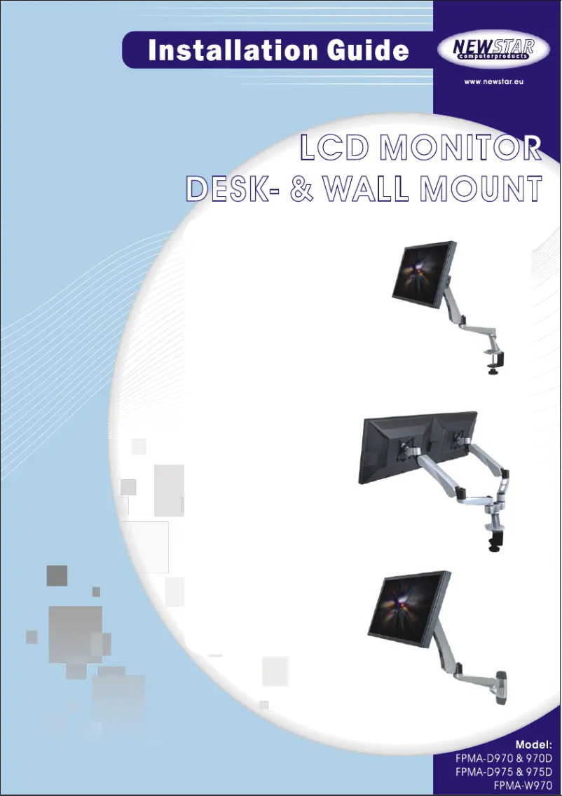 Page 1 of the manual User Manual Newstar FPMA-D970D