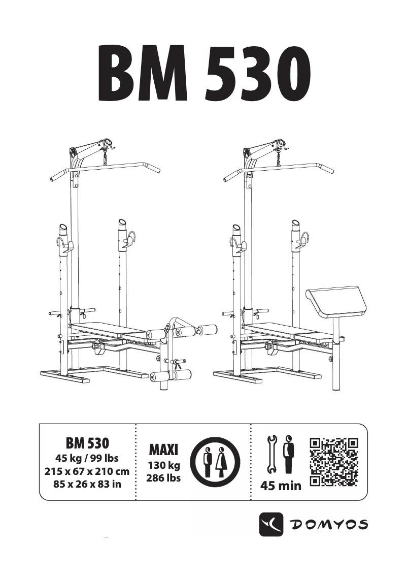First page image of the manual for BM 530