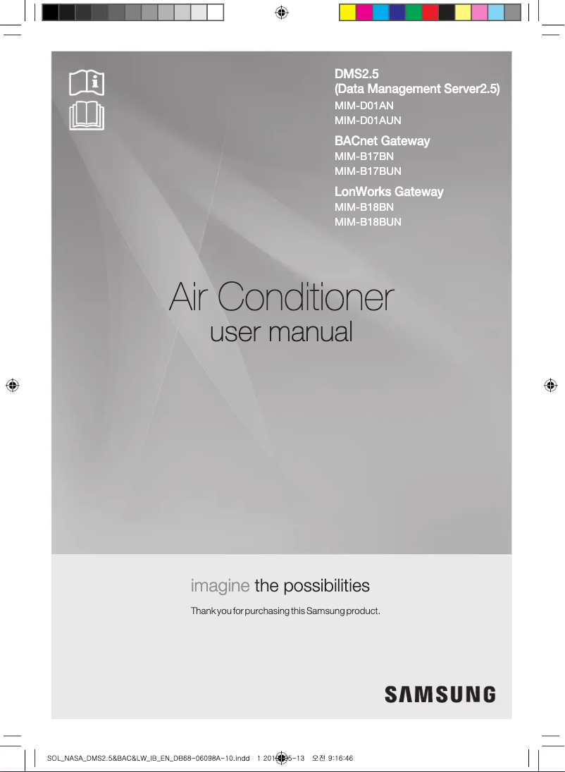 Page 1 of the manual User Manual Samsung MIM-B17BN