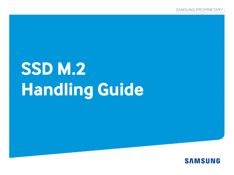 First page image of the manual for SM951