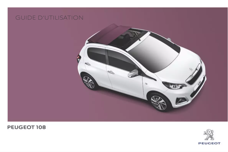 Page 1 of the manual User Manual Peugeot 108 (2016)