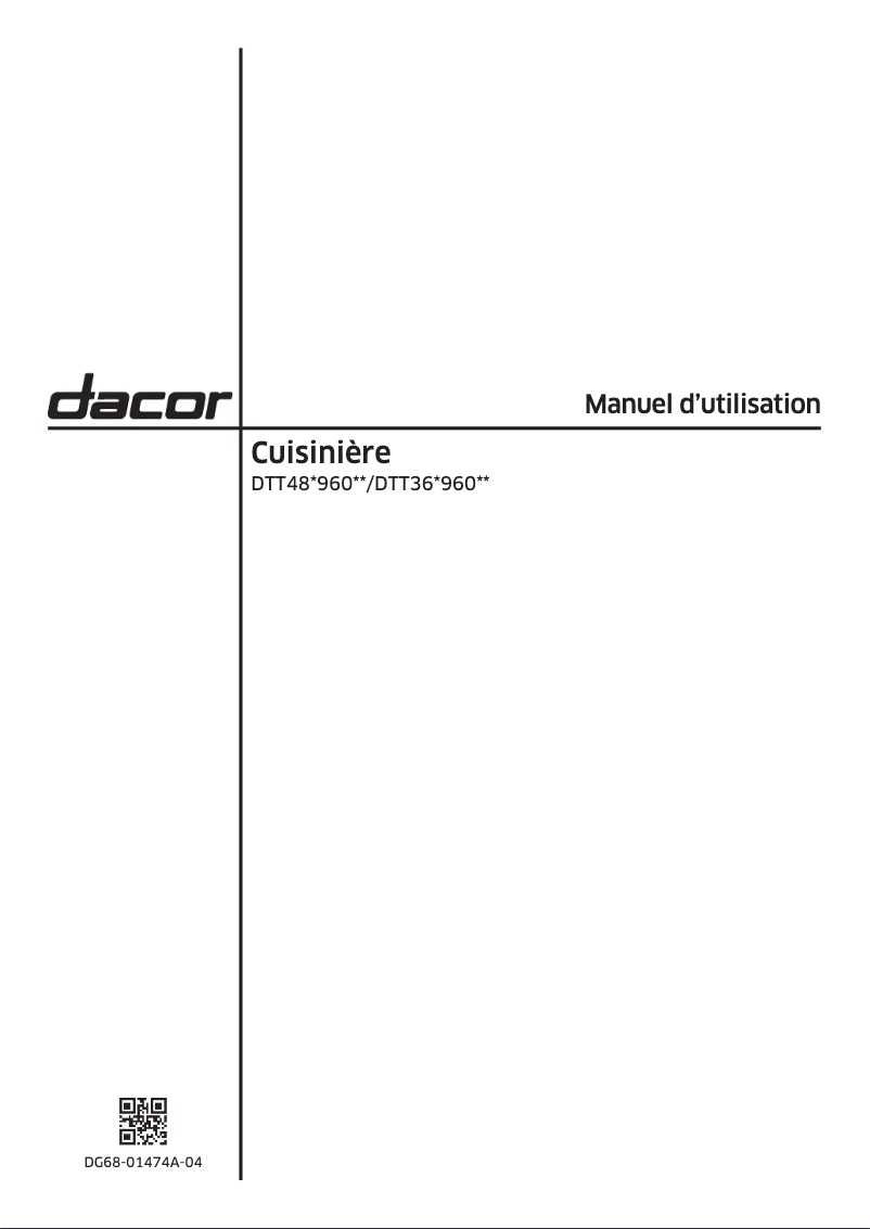 Page 1 of the manual User Manual Samsung DTT36T960GM