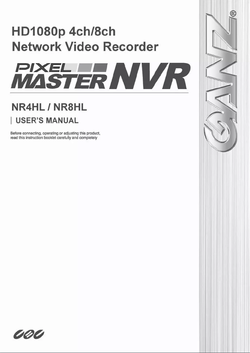 First page image of the manual for PixelMaster NR4HL