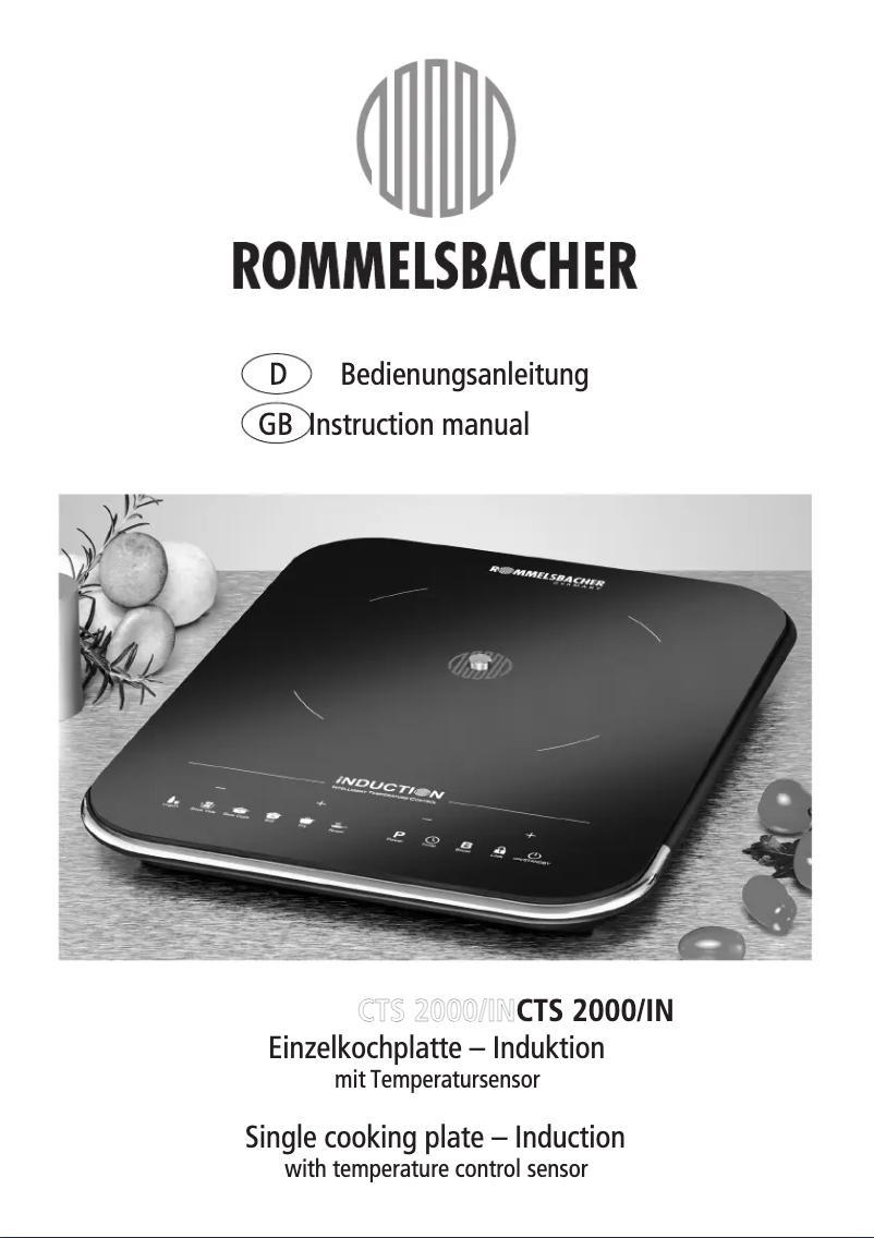 First page image of the manual for CTS 2000/IN