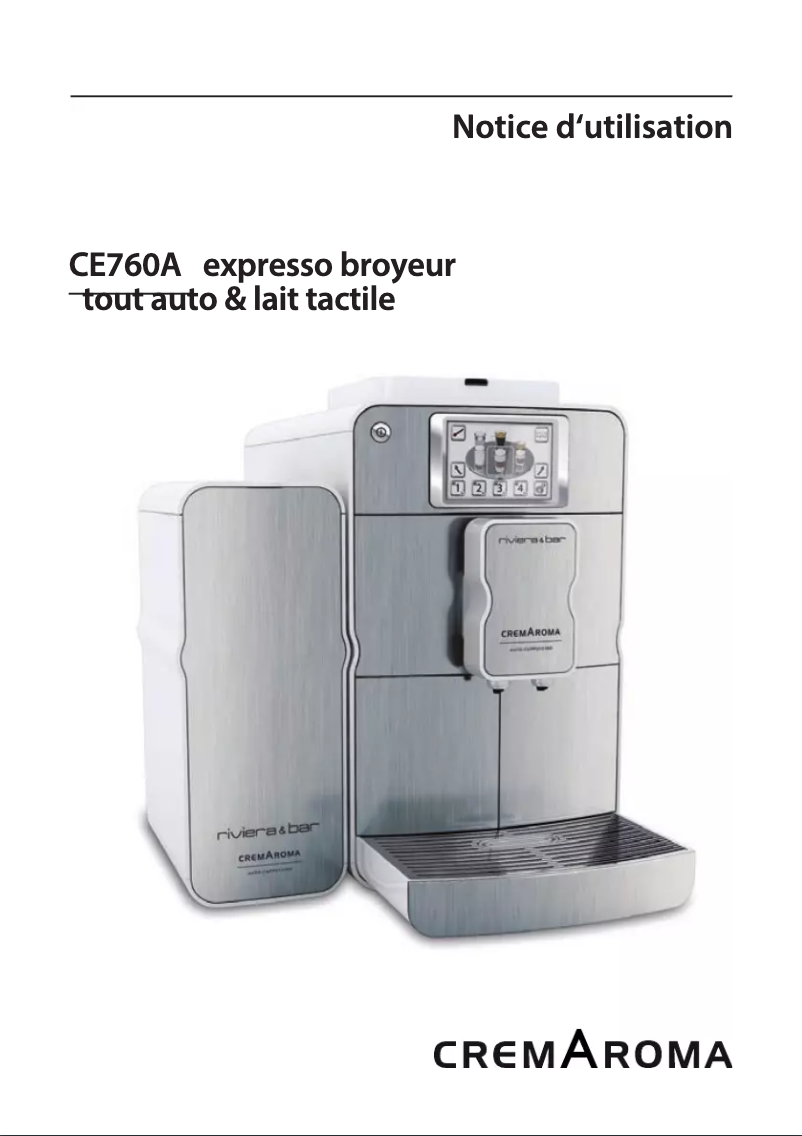 First page image of the manual for CE760A