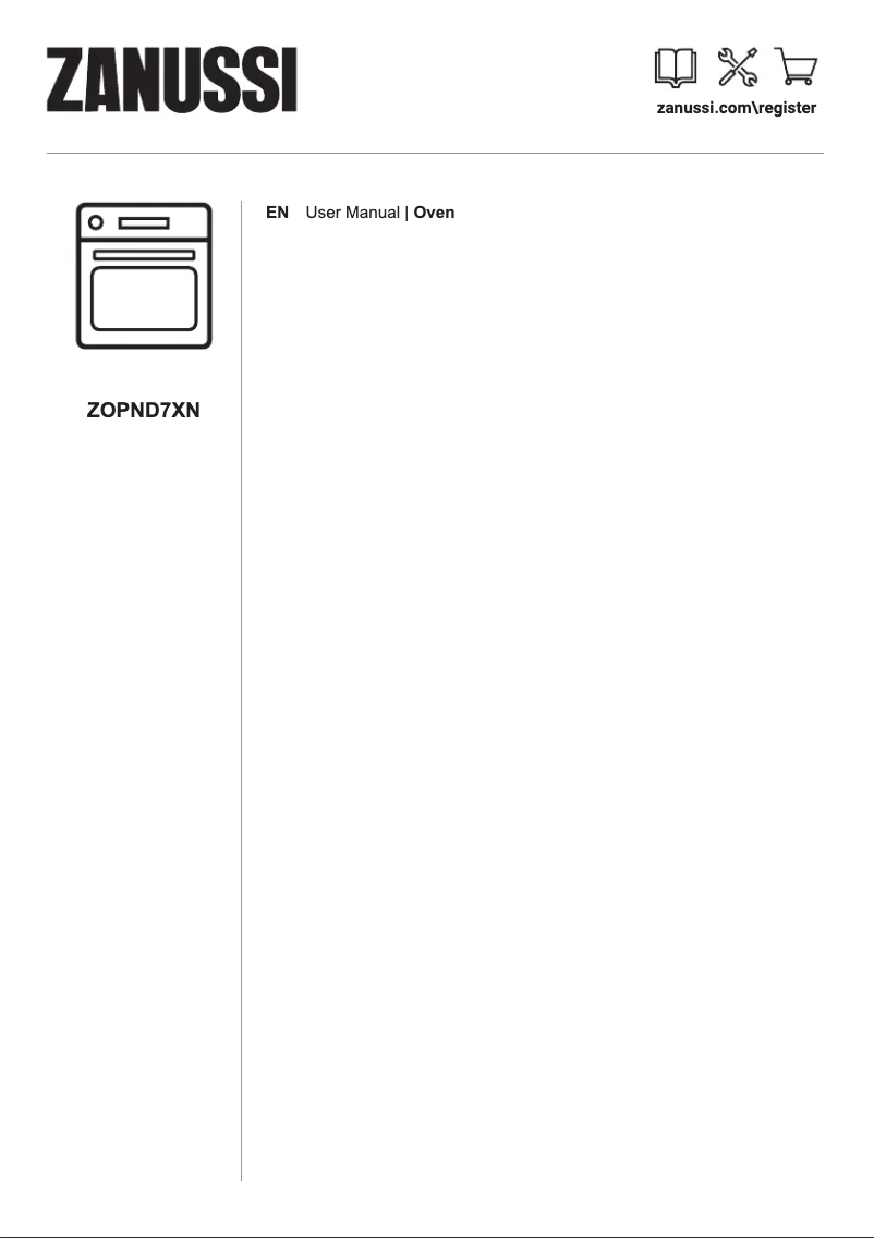 First page image of the manual for ZOPND7XN