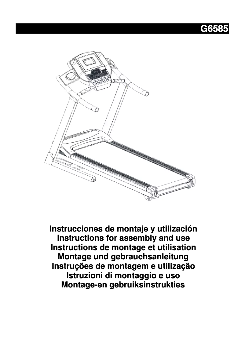 First page image of the manual for G6585